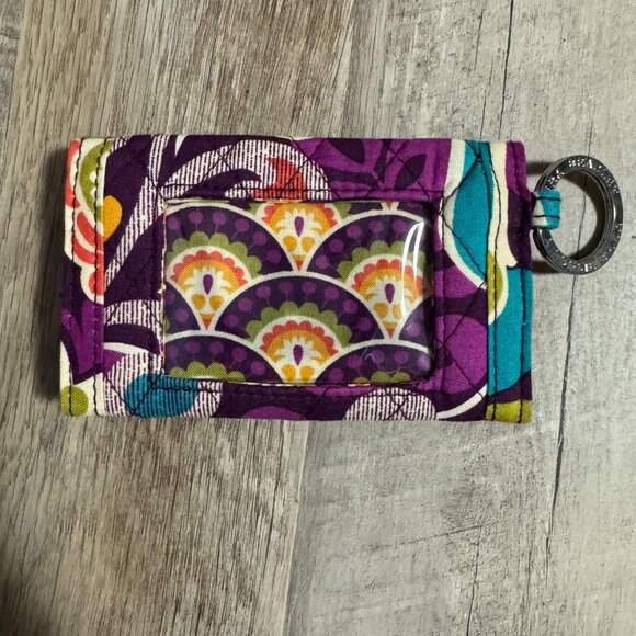 Vera Bradley Multi-Color Floral Folded Women's Wallet One Size - Picture 3 of 5